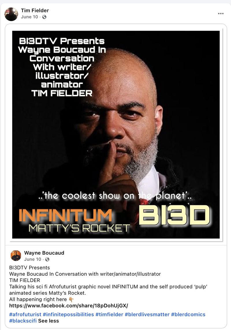BI3DTV feature on Tim Fielder